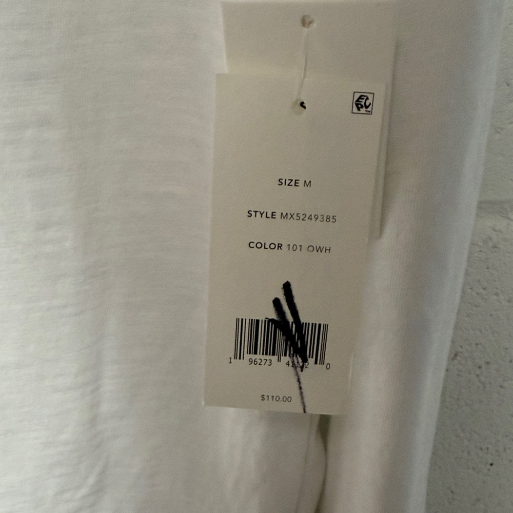 Vince Classic White Long Sleeve Henley - Picture 3 of 6